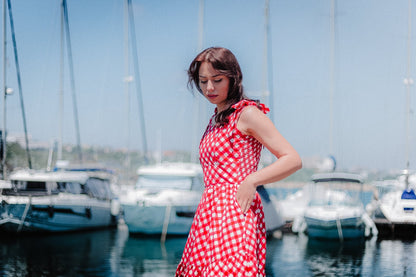 Grenadine Gingham ~ Lenora Dress