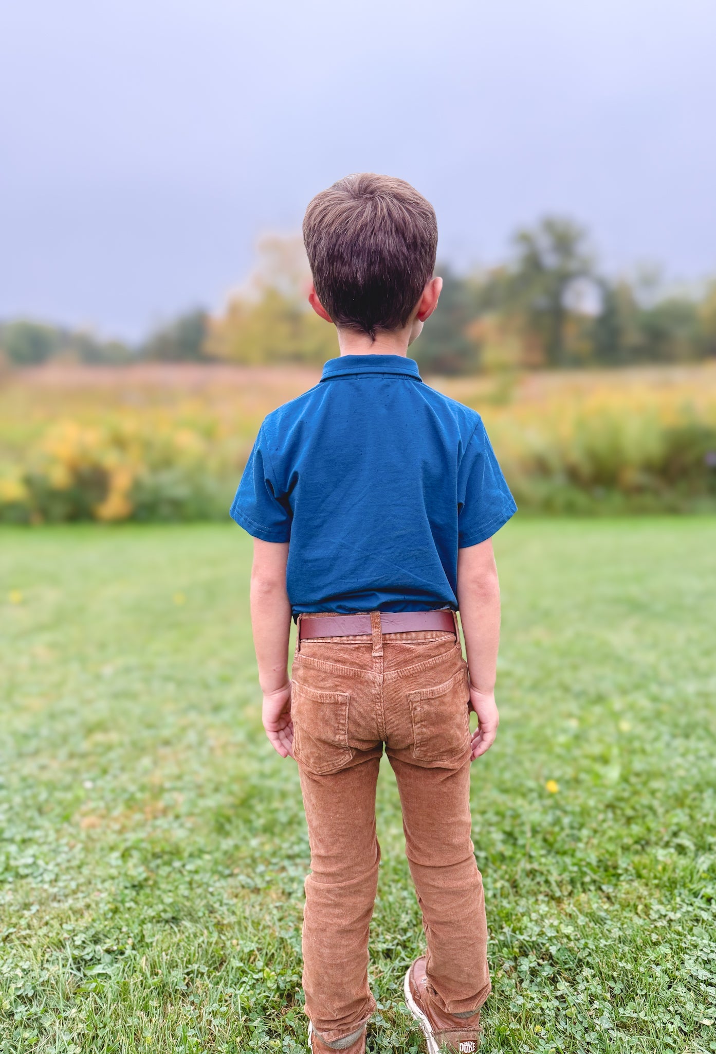 Nordic Snowdrop ~ Boy’s Perseverance Polo