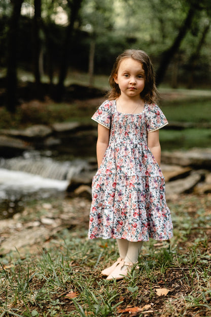 Watercolor Garden ~ Mini Nightingale Dress