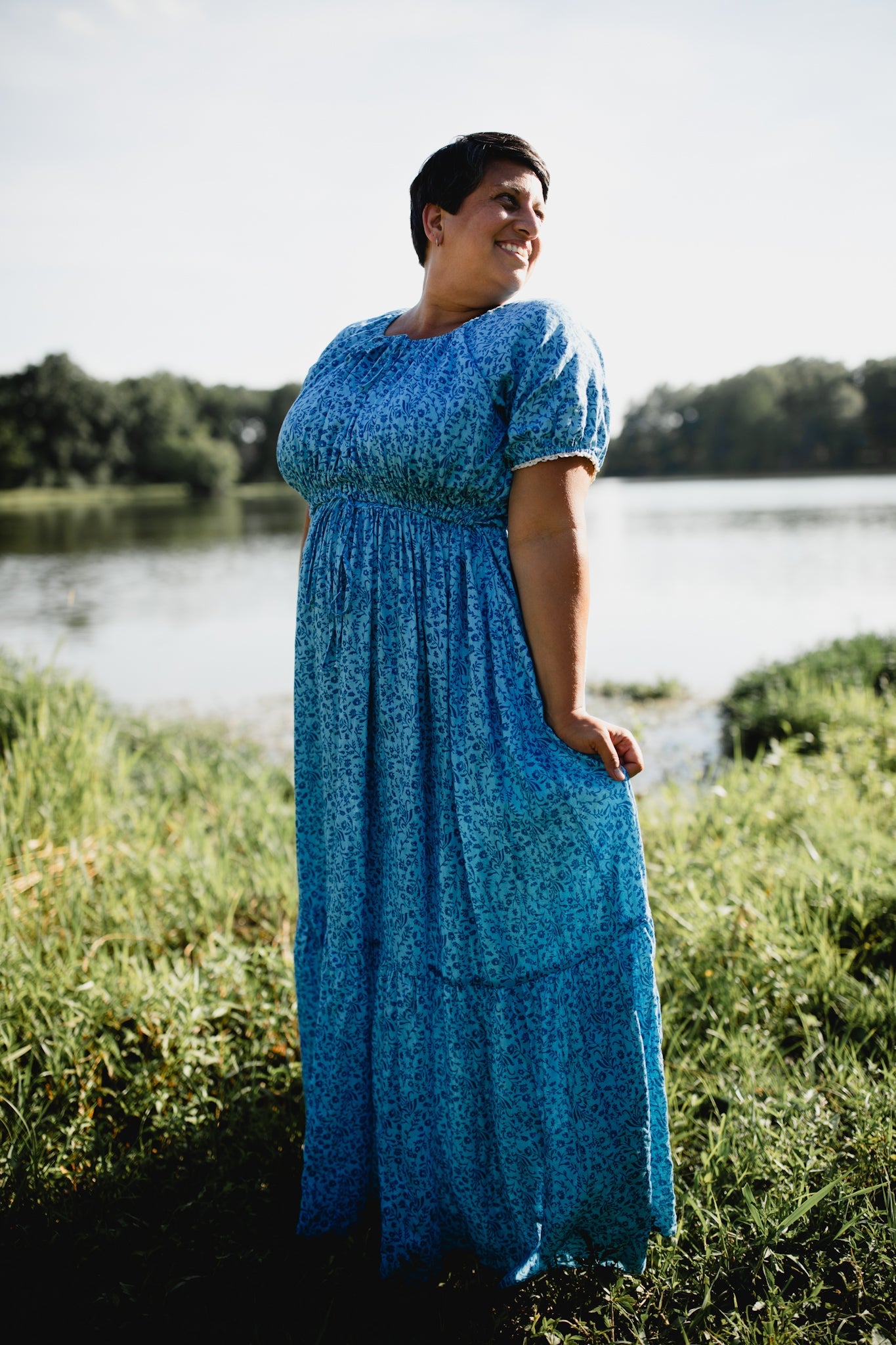 Scripted Azure ~ Abilene Dress