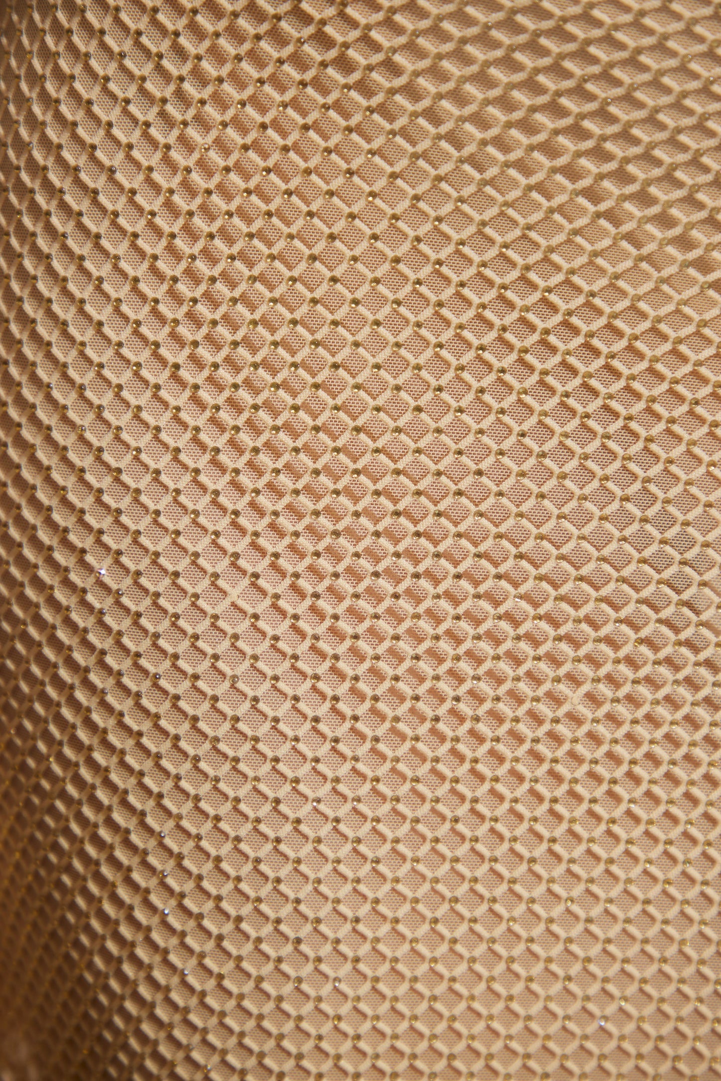 Embellished Strap Detail Mini Skirt in Gold