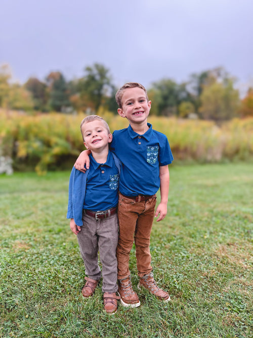 Nordic Snowdrop ~ Boy’s Perseverance Polo