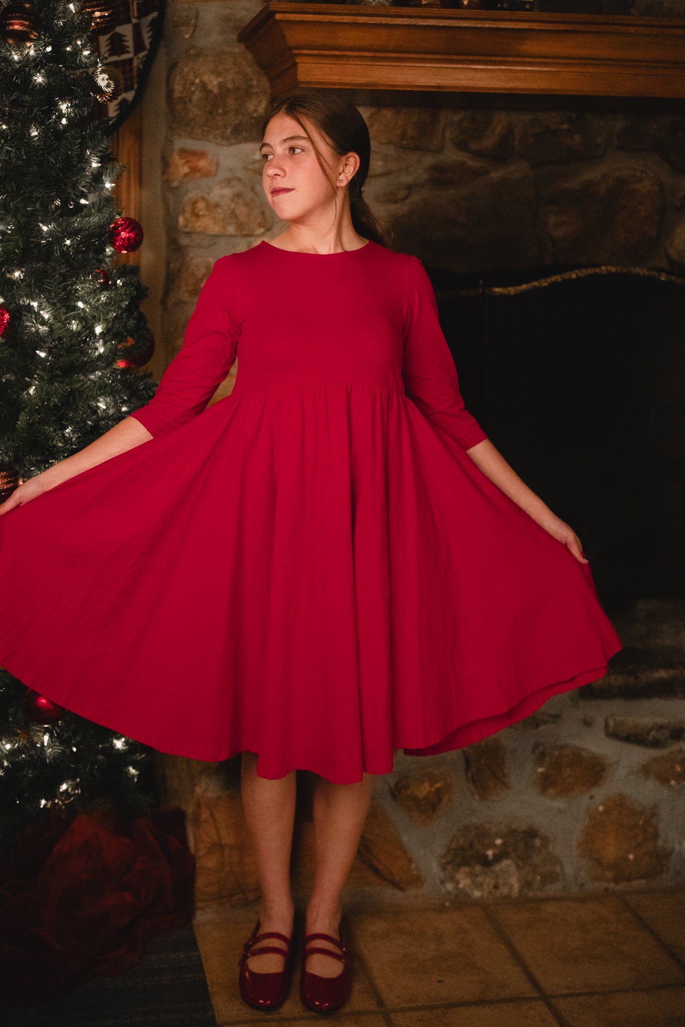 Cardinal ~ Faye Dress