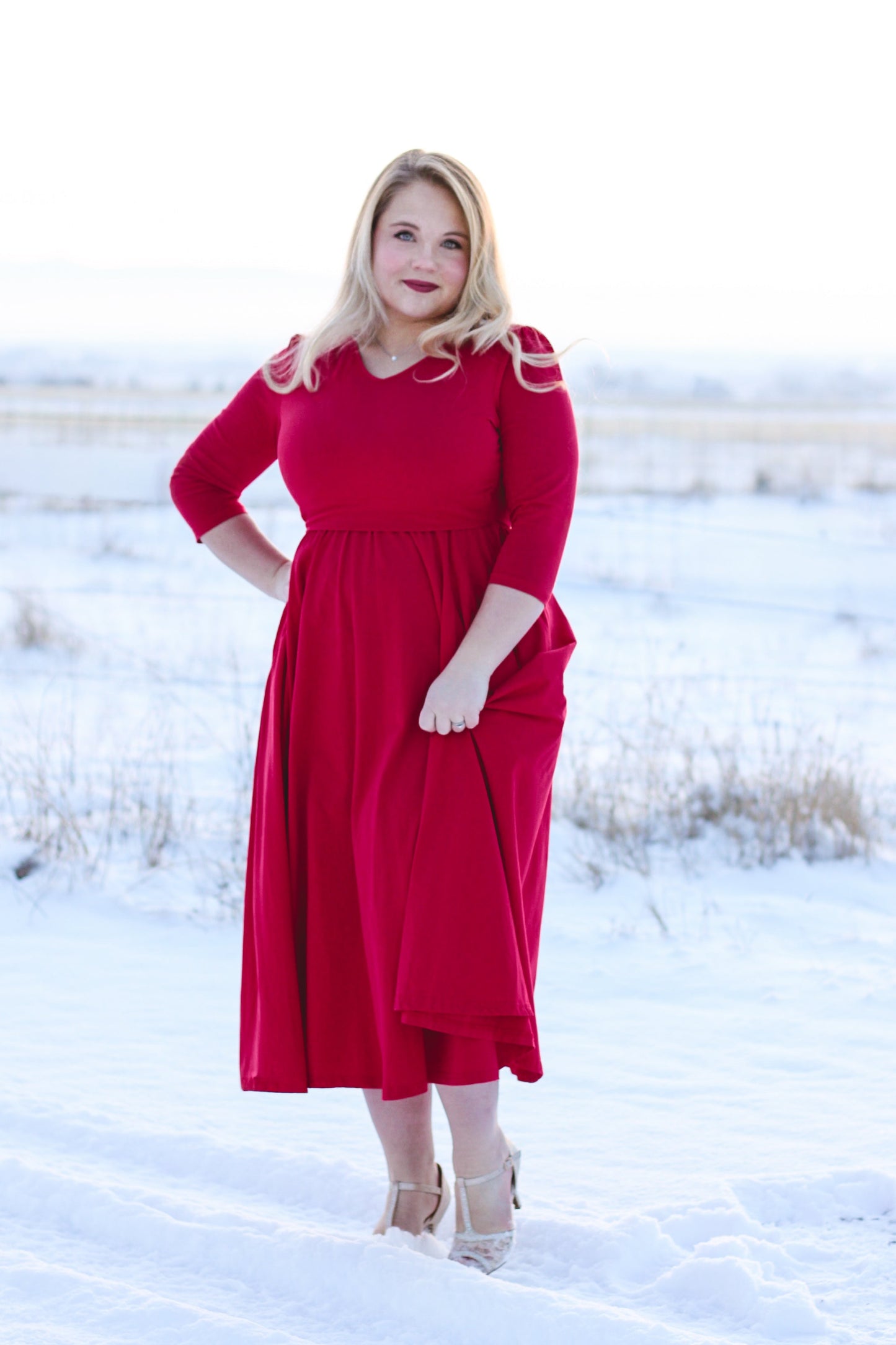 Cardinal ~ Faye Dress