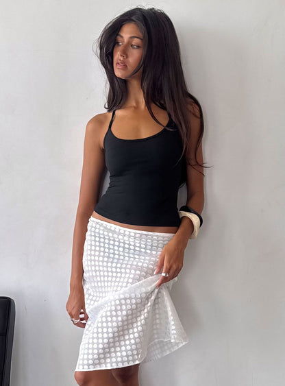 Daily Define Thin Strap Halter Tank Top Black