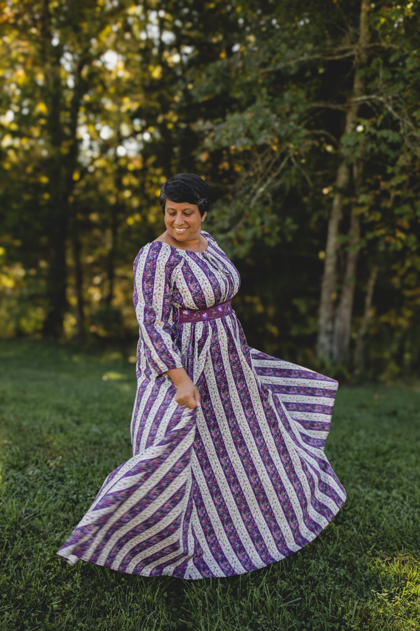 Antique Amethyst ~ Folklore Maxi