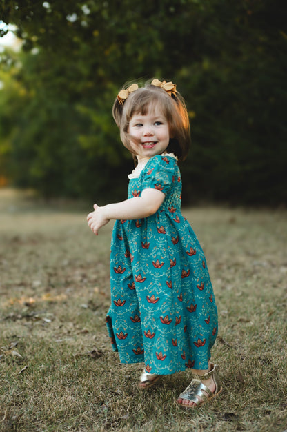 Once a Queen ~ Mini Folklore Dress
