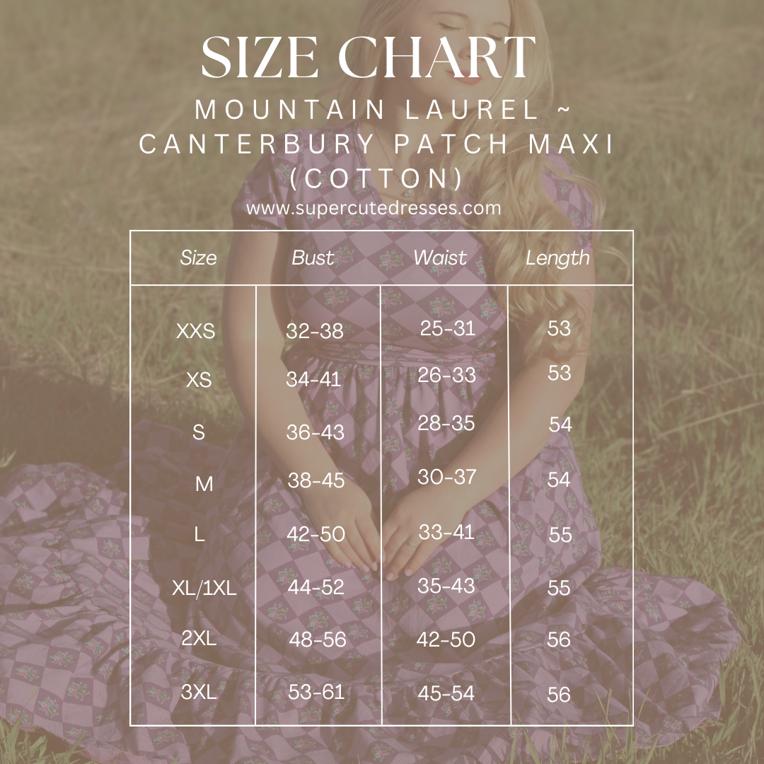 Mountain Laurel ~ Canterbury Patch Maxi