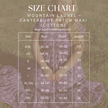 Mountain Laurel ~ Canterbury Patch Maxi