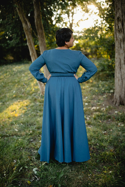 Indigo Lattice ~ Hearthside Maxi