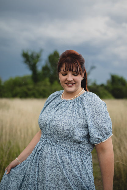 Scripted Mist ~ Abilene Dress