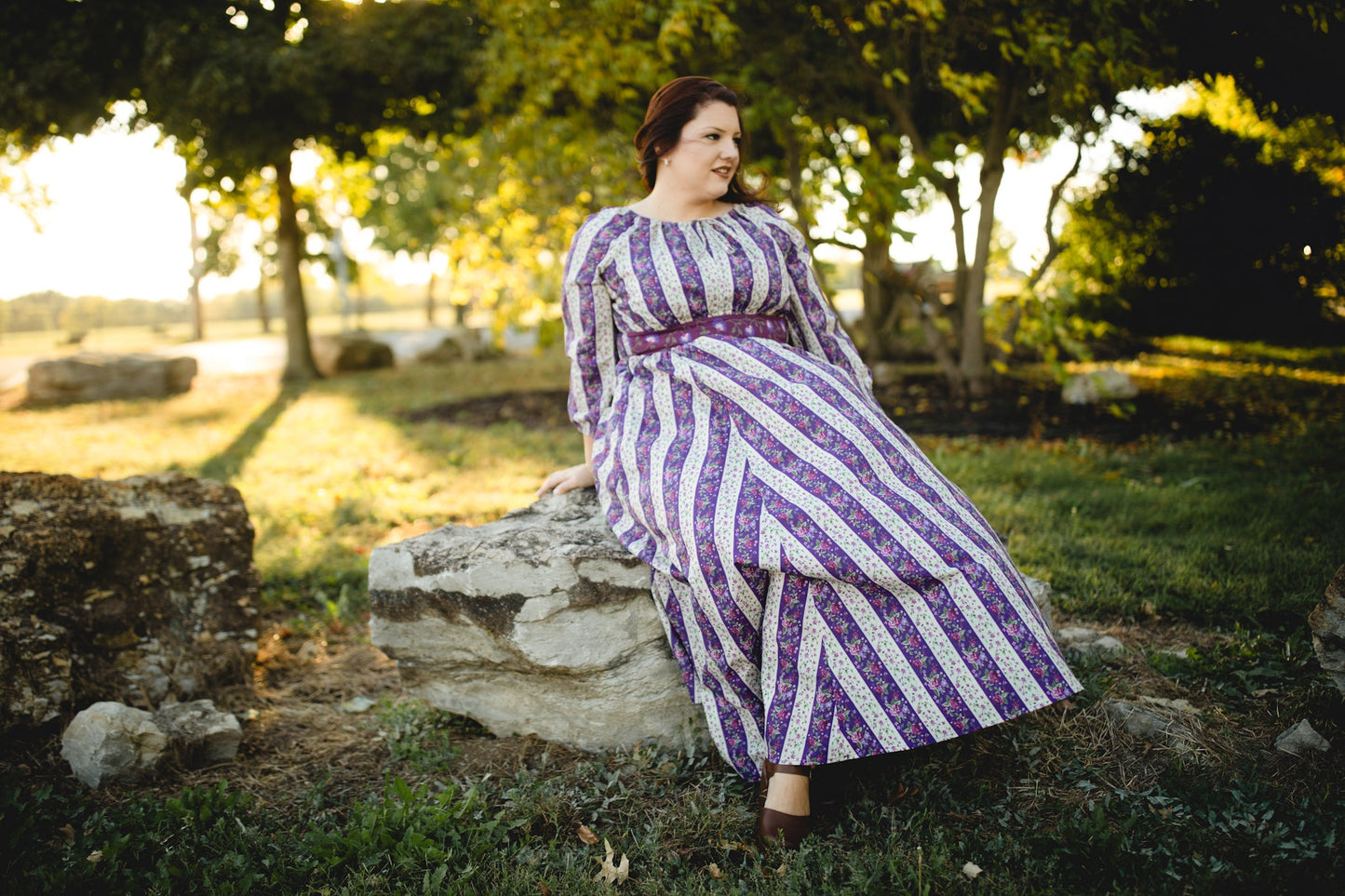 Antique Amethyst ~ Folklore Maxi