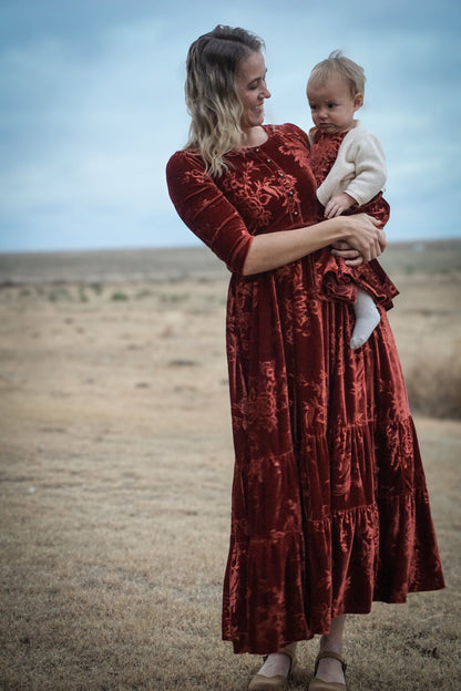 Cinnamon Rose ~ Novella Dress