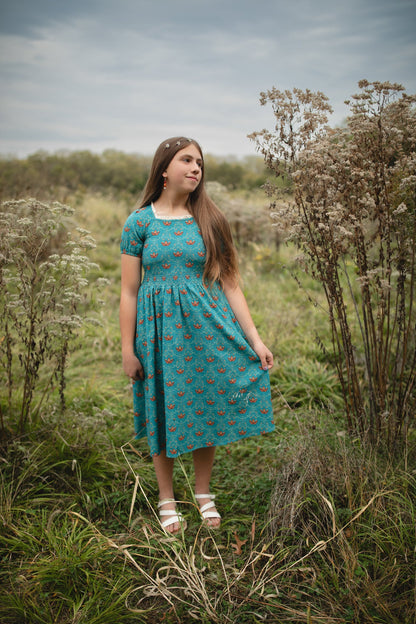Once a Queen ~ Mini Folklore Dress