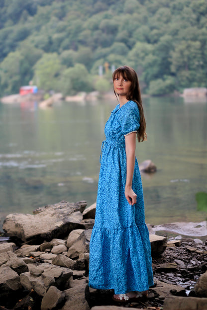 Scripted Azure ~ Abilene Dress