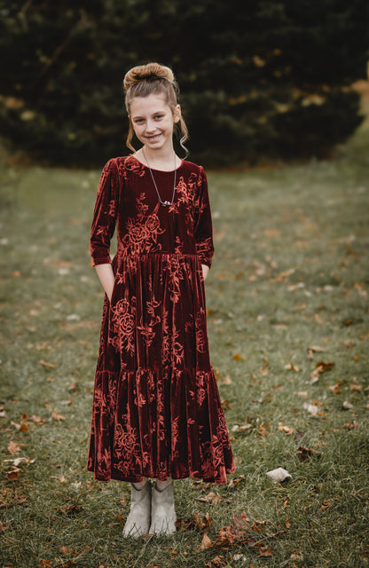 Cinnamon Rose ~ Novella Dress