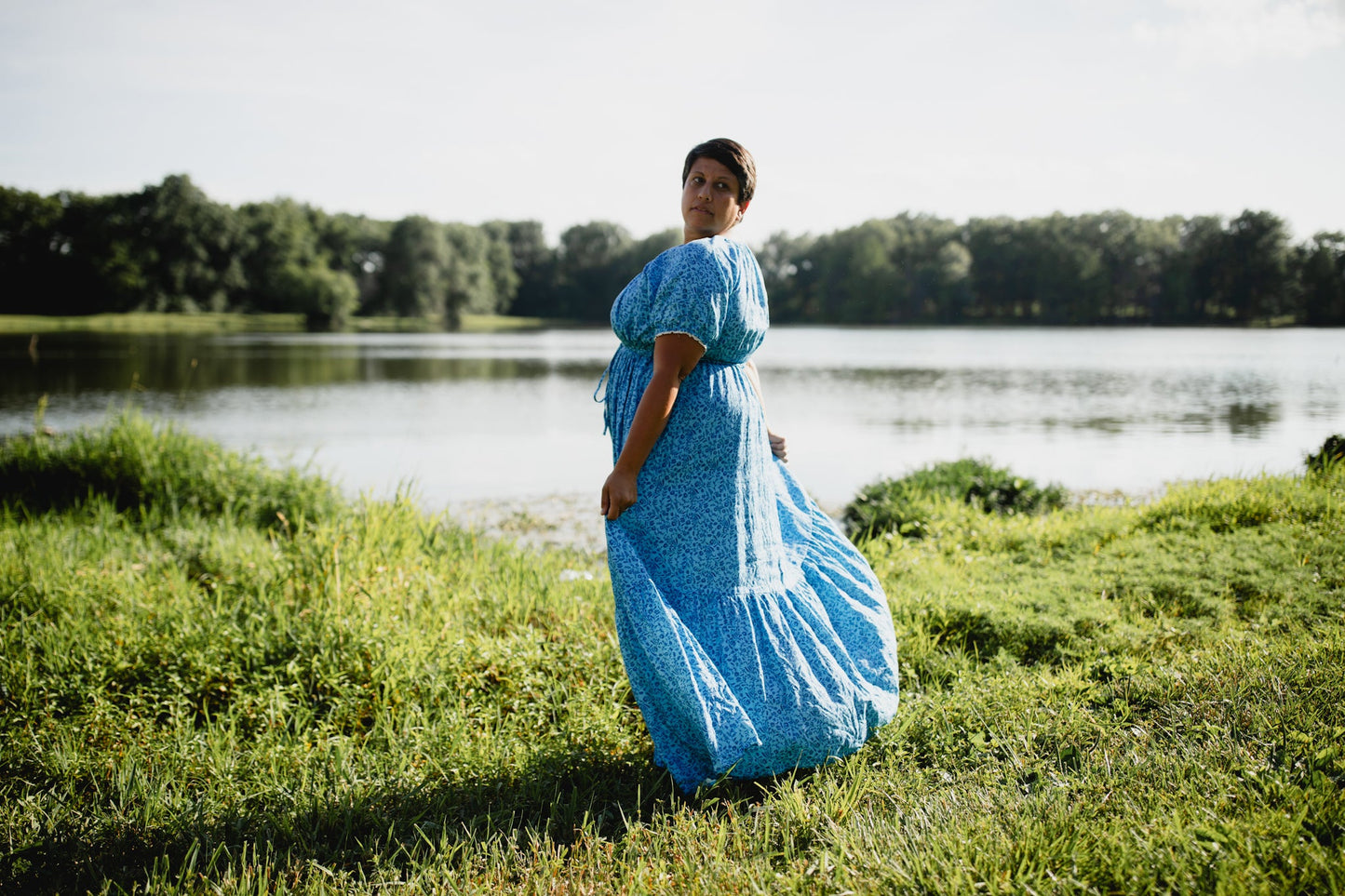 Scripted Azure ~ Abilene Dress