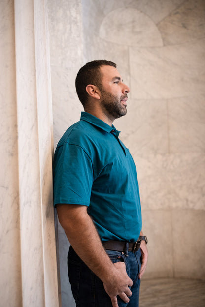 Timeless Teal ~ Men’s Perseverance Polo