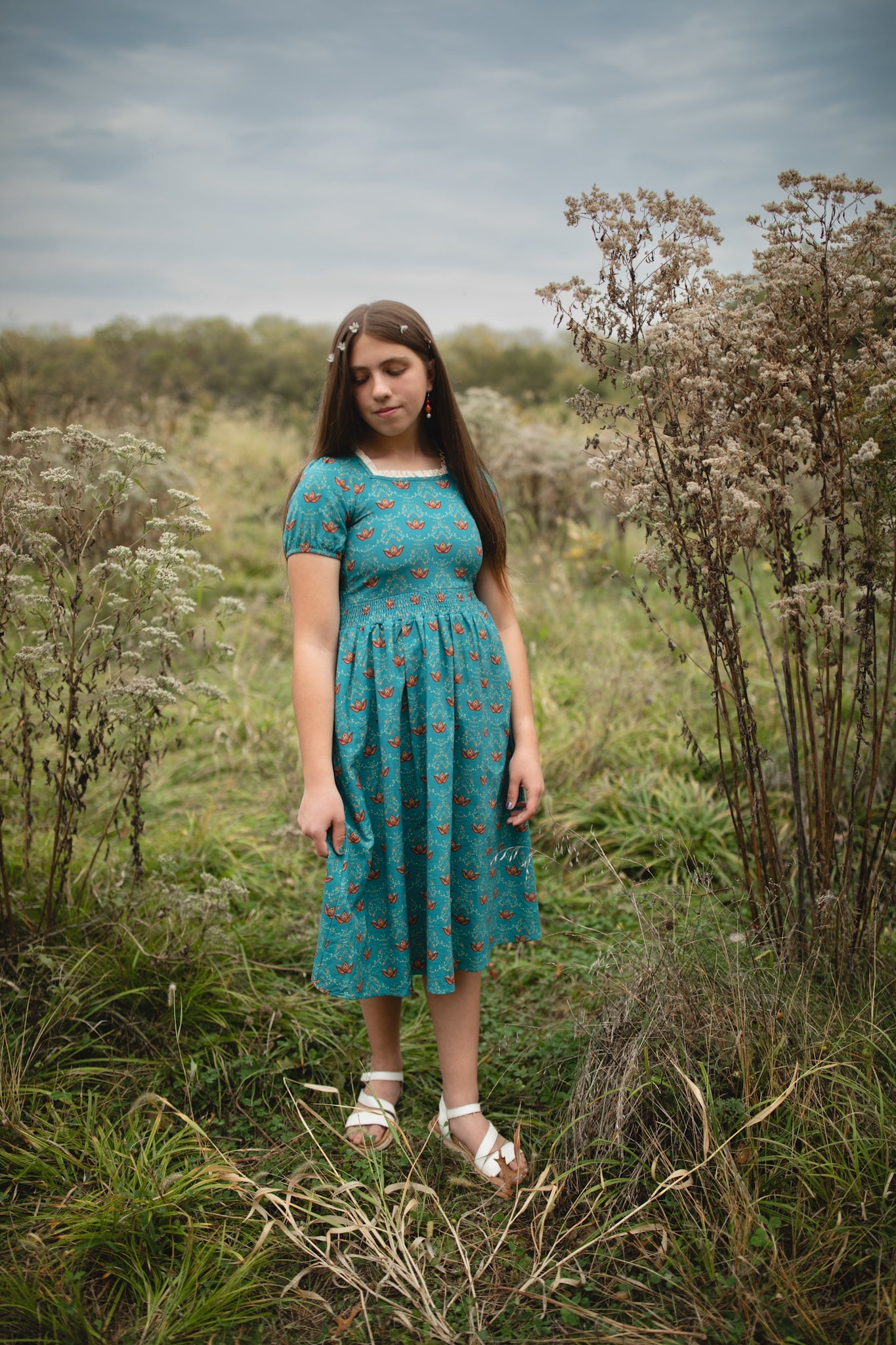 Once a Queen ~ Mini Folklore Dress