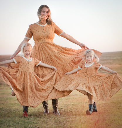 Pressed Marigold ~ Mini Keepsake Dress
