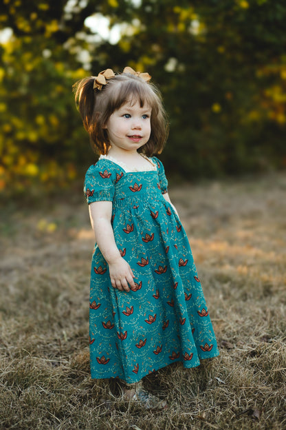 Once a Queen ~ Mini Folklore Dress