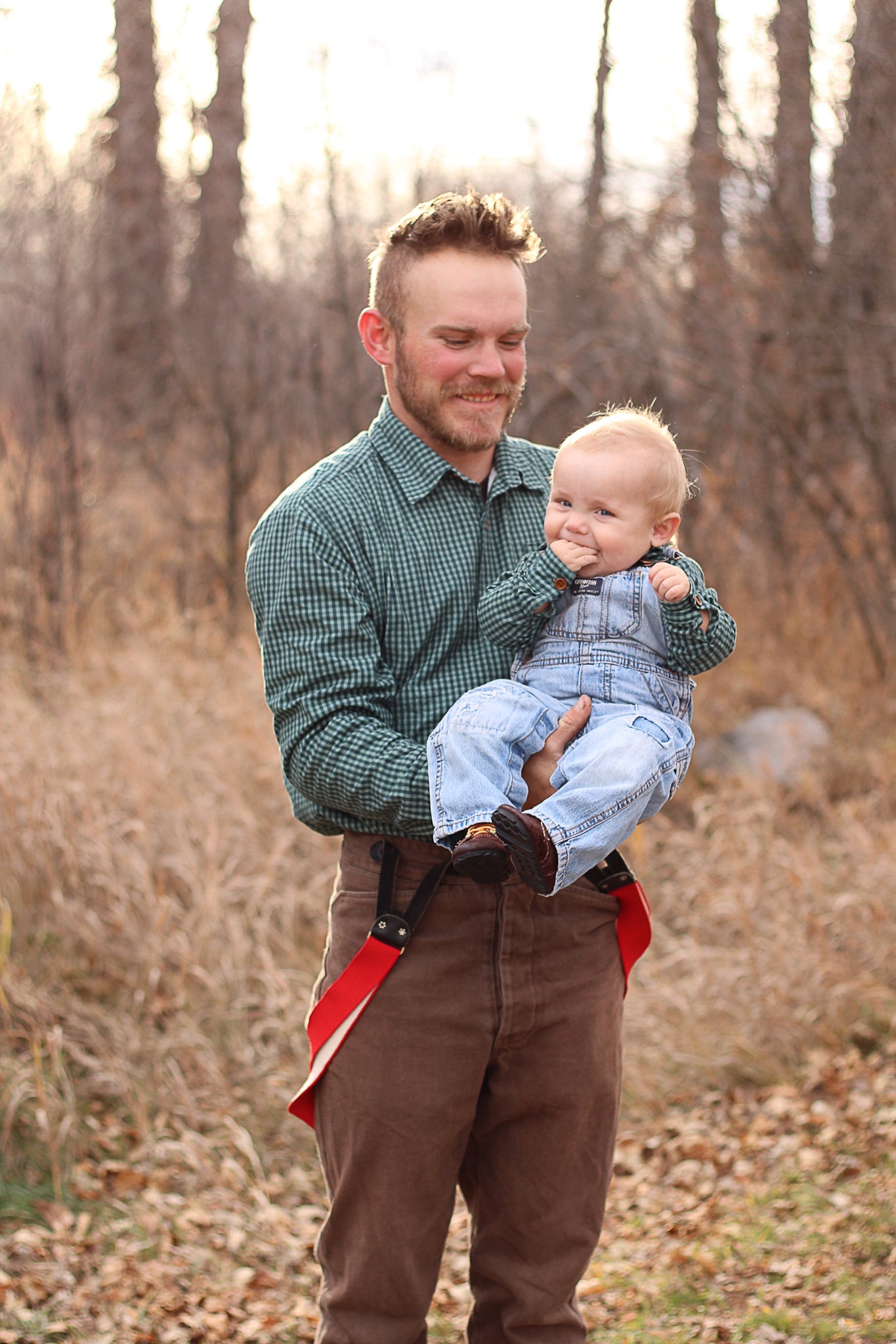 Spruce Gingham ~ Boy’s Brave Button-up
