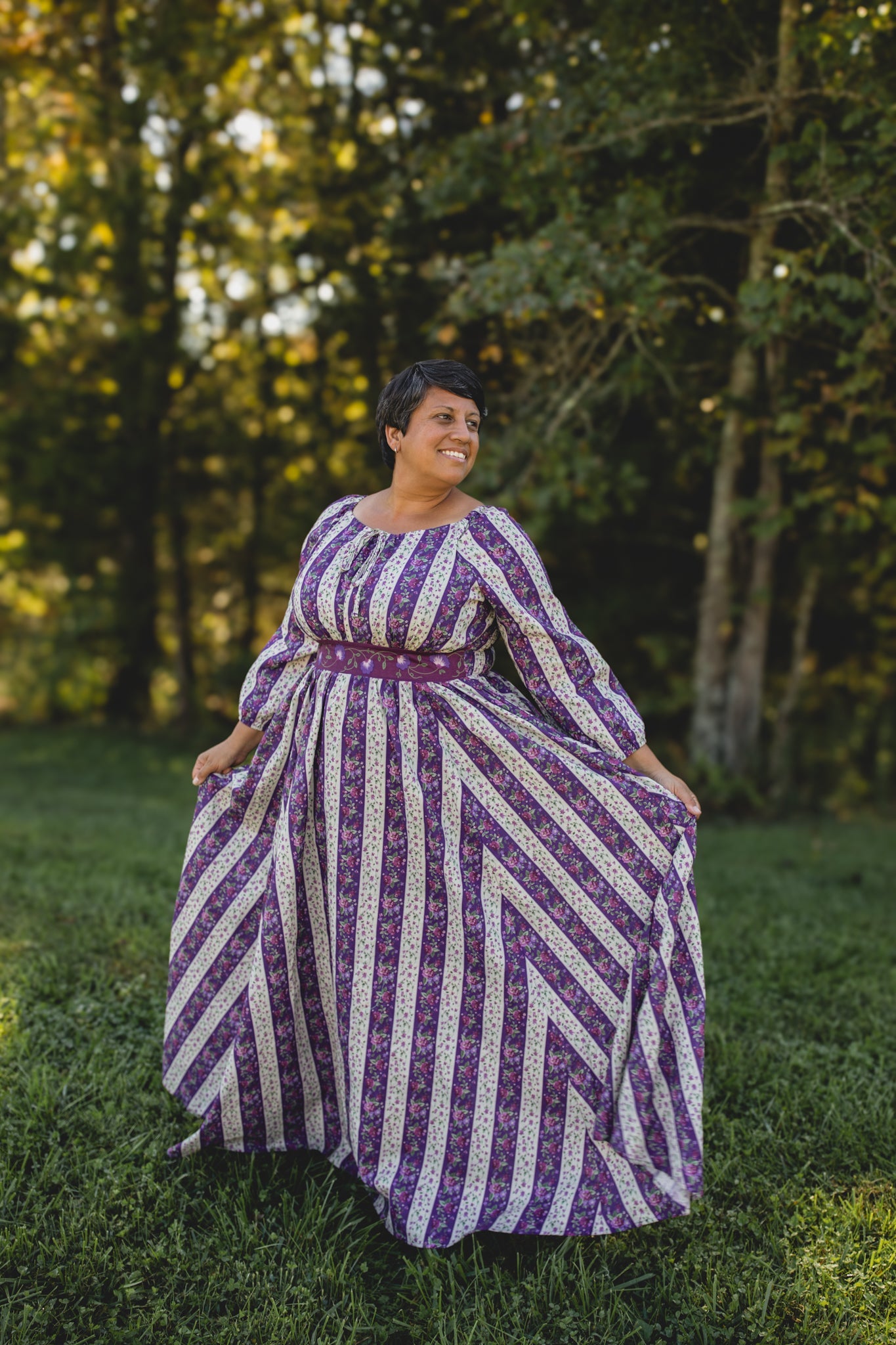 Antique Amethyst ~ Folklore Maxi