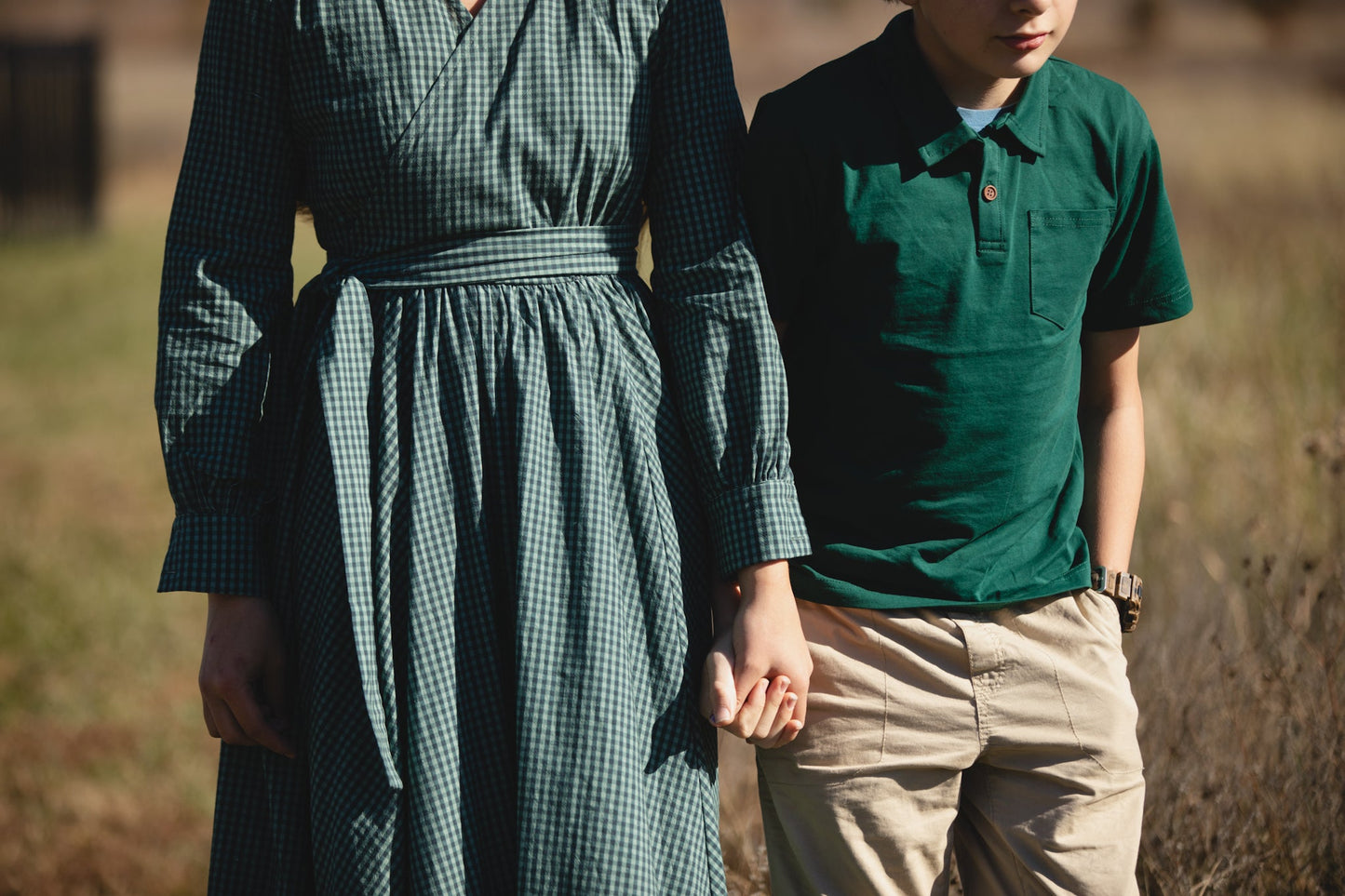 Spruce Gingham ~ Wildwood Maxi