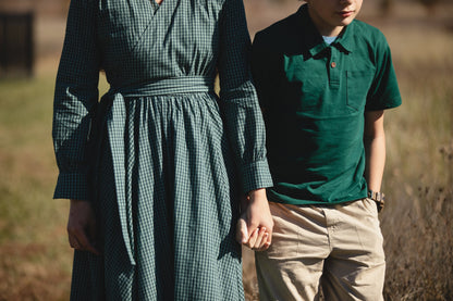 Spruce Gingham ~ Wildwood Maxi