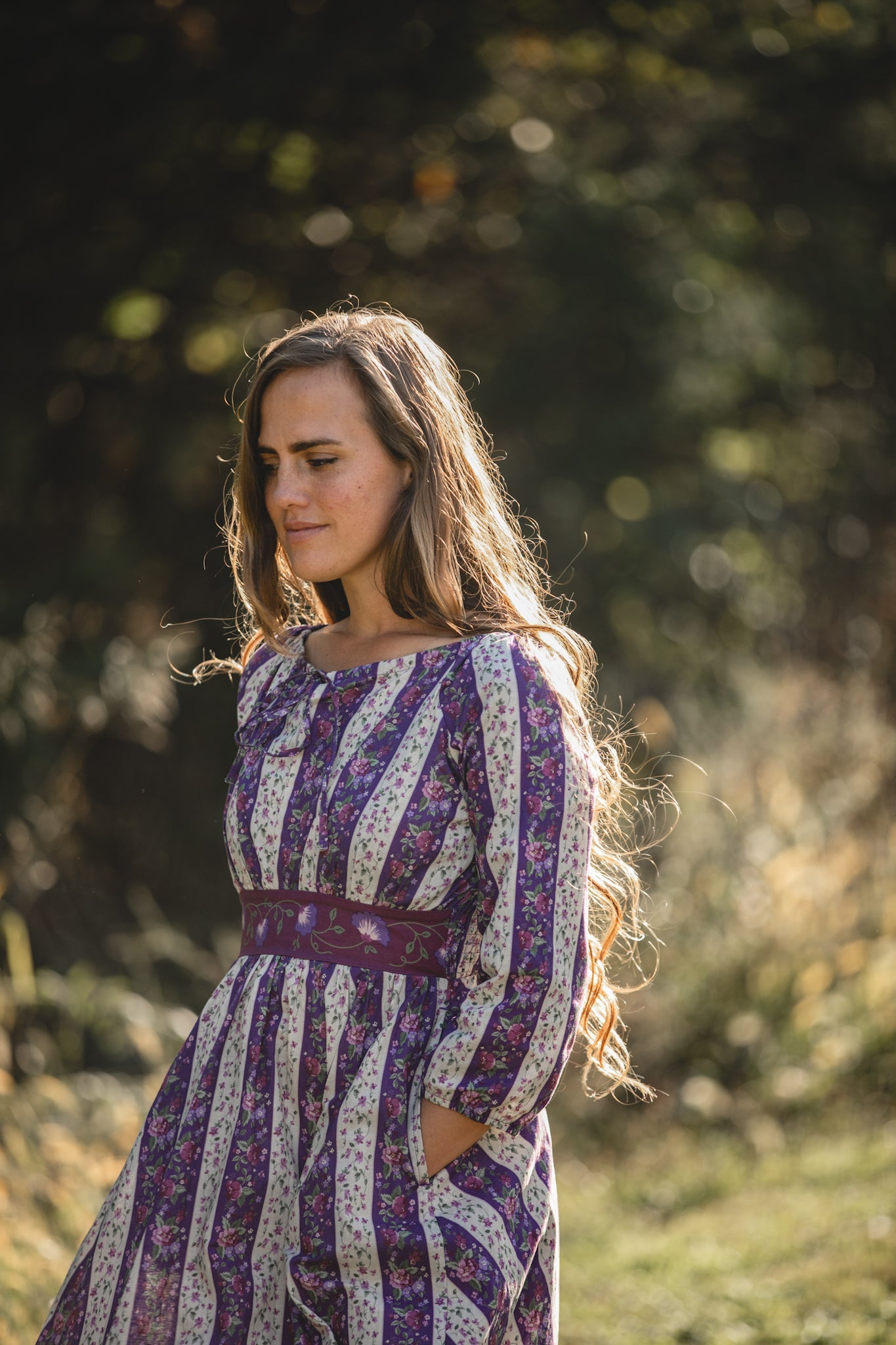 Antique Amethyst ~ Folklore Maxi