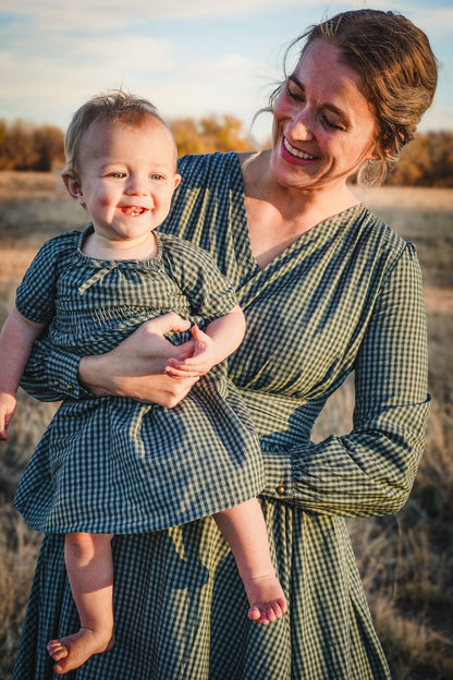 Spruce Gingham ~ Wildwood Maxi