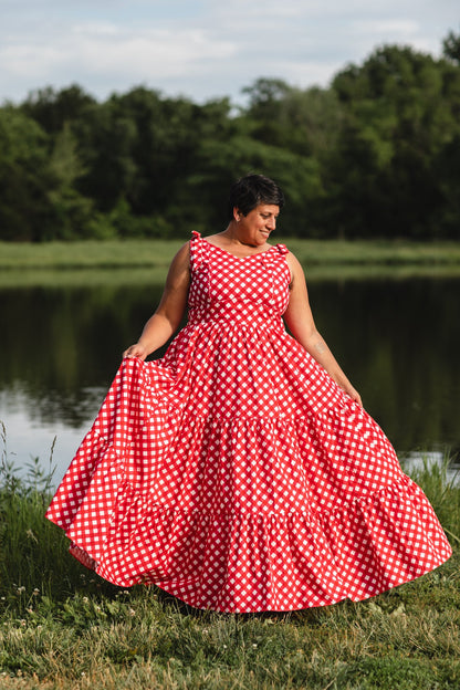 Grenadine Gingham ~ Lenora Dress