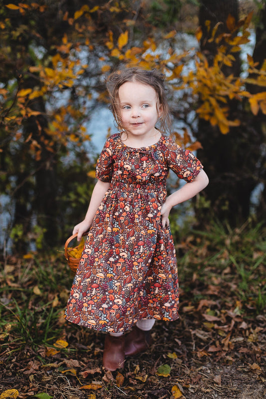 Forest Forage ~ Mini Folklore Dress