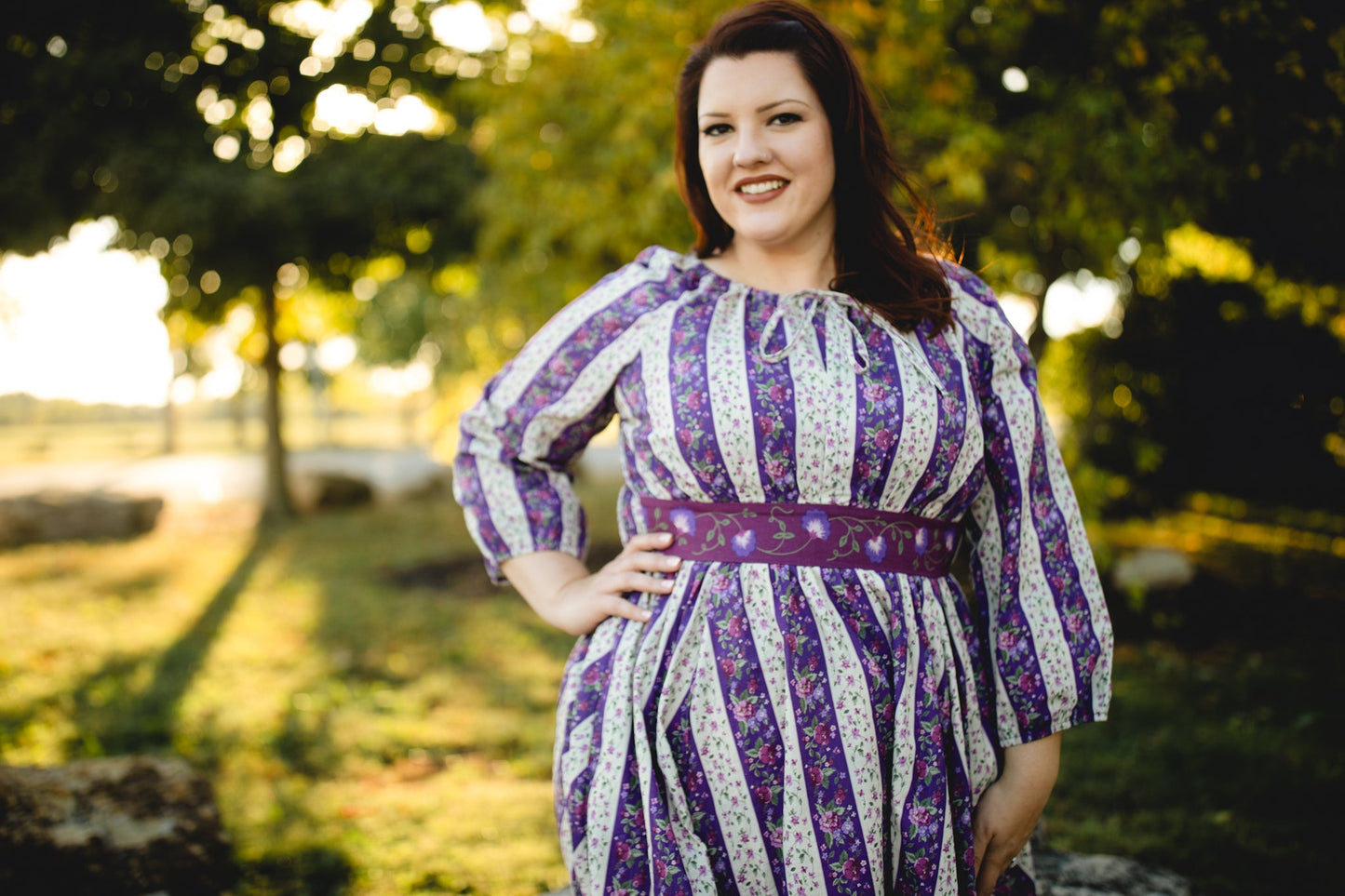 Antique Amethyst ~ Folklore Maxi