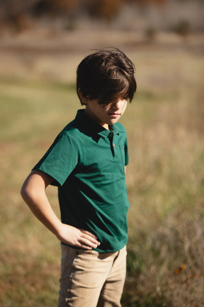 Emerald ~ Boy’s Perseverance Polo