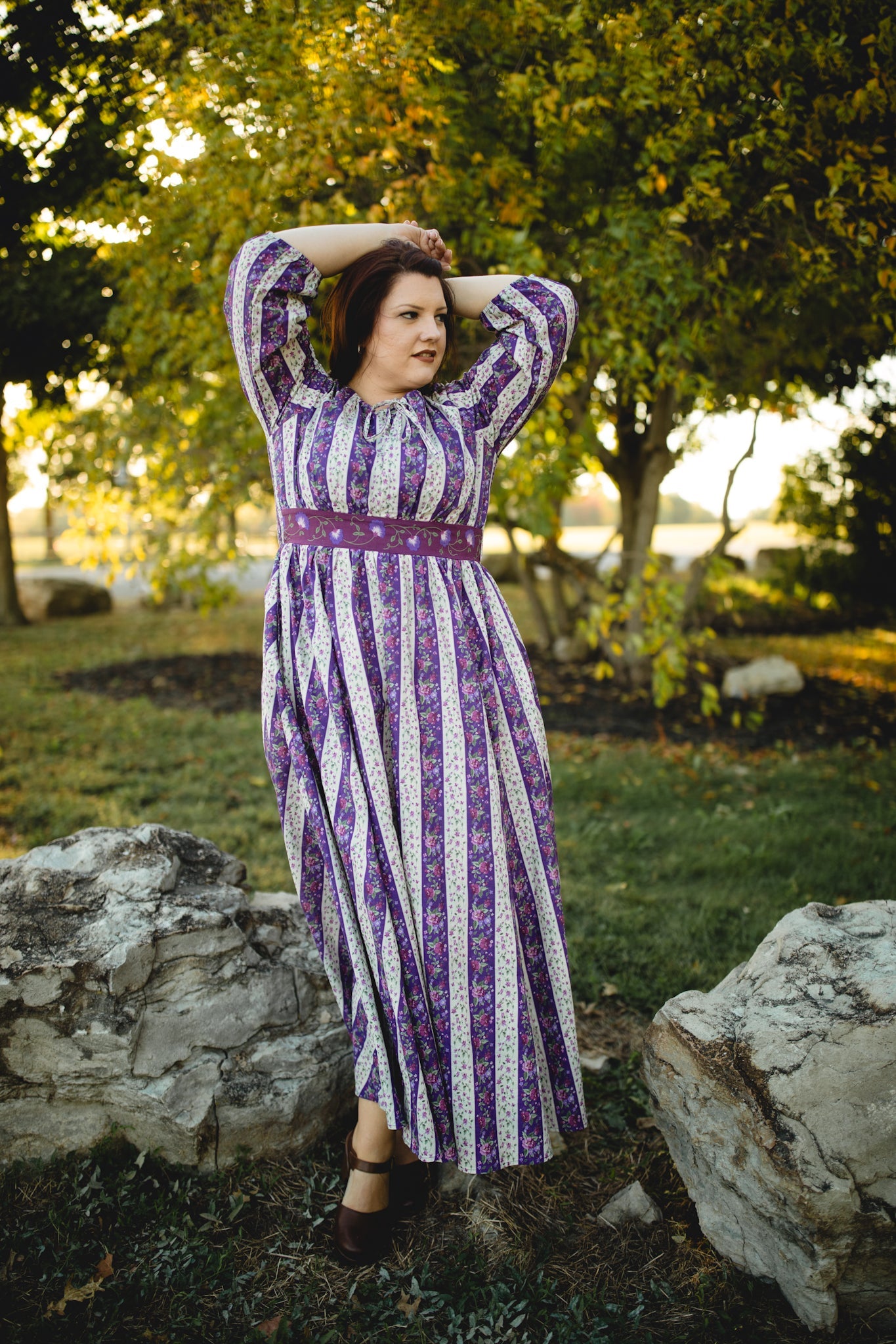 Antique Amethyst ~ Folklore Maxi