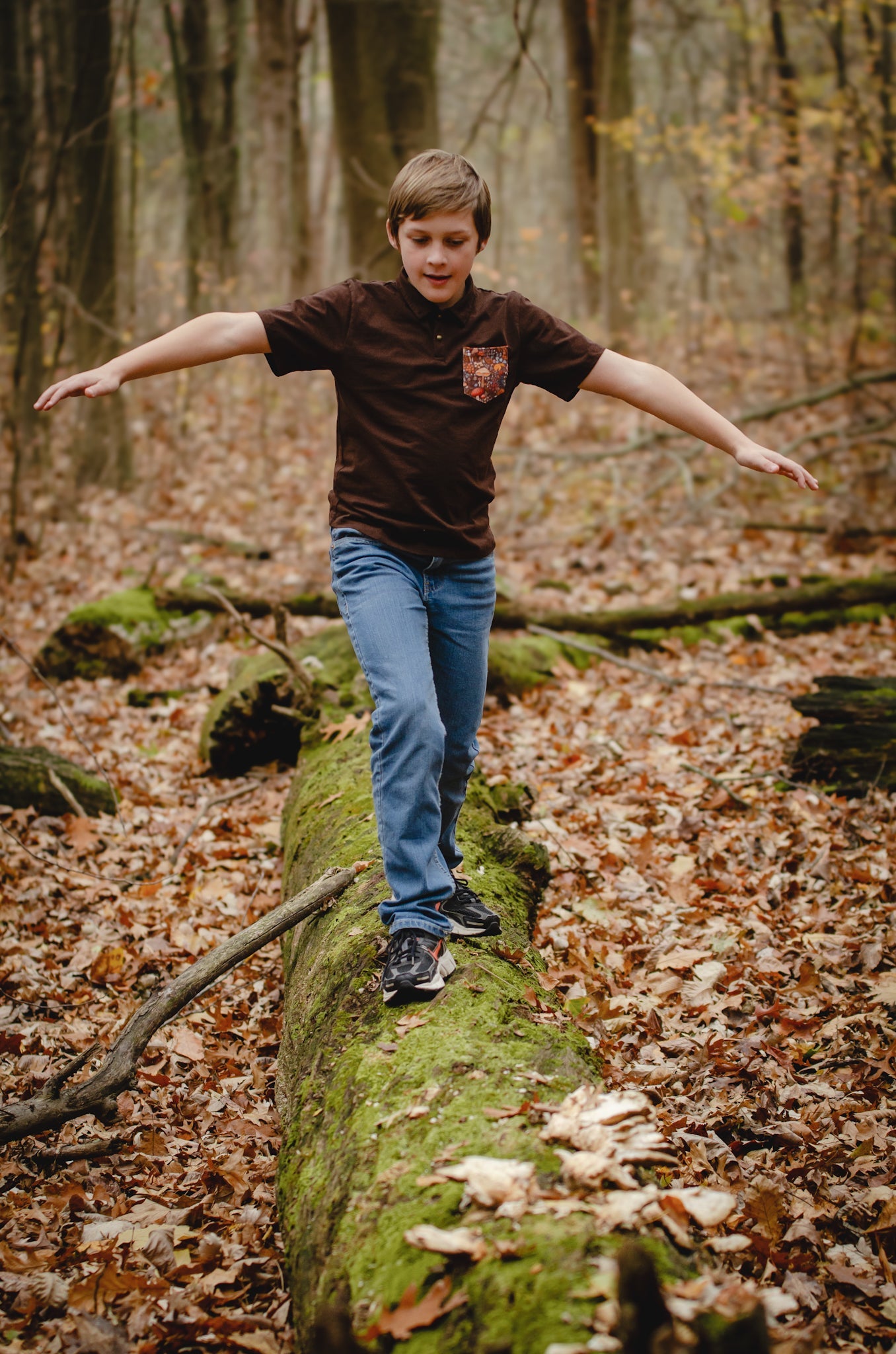 Forest Forage ~ Boy’s Perseverance Polo