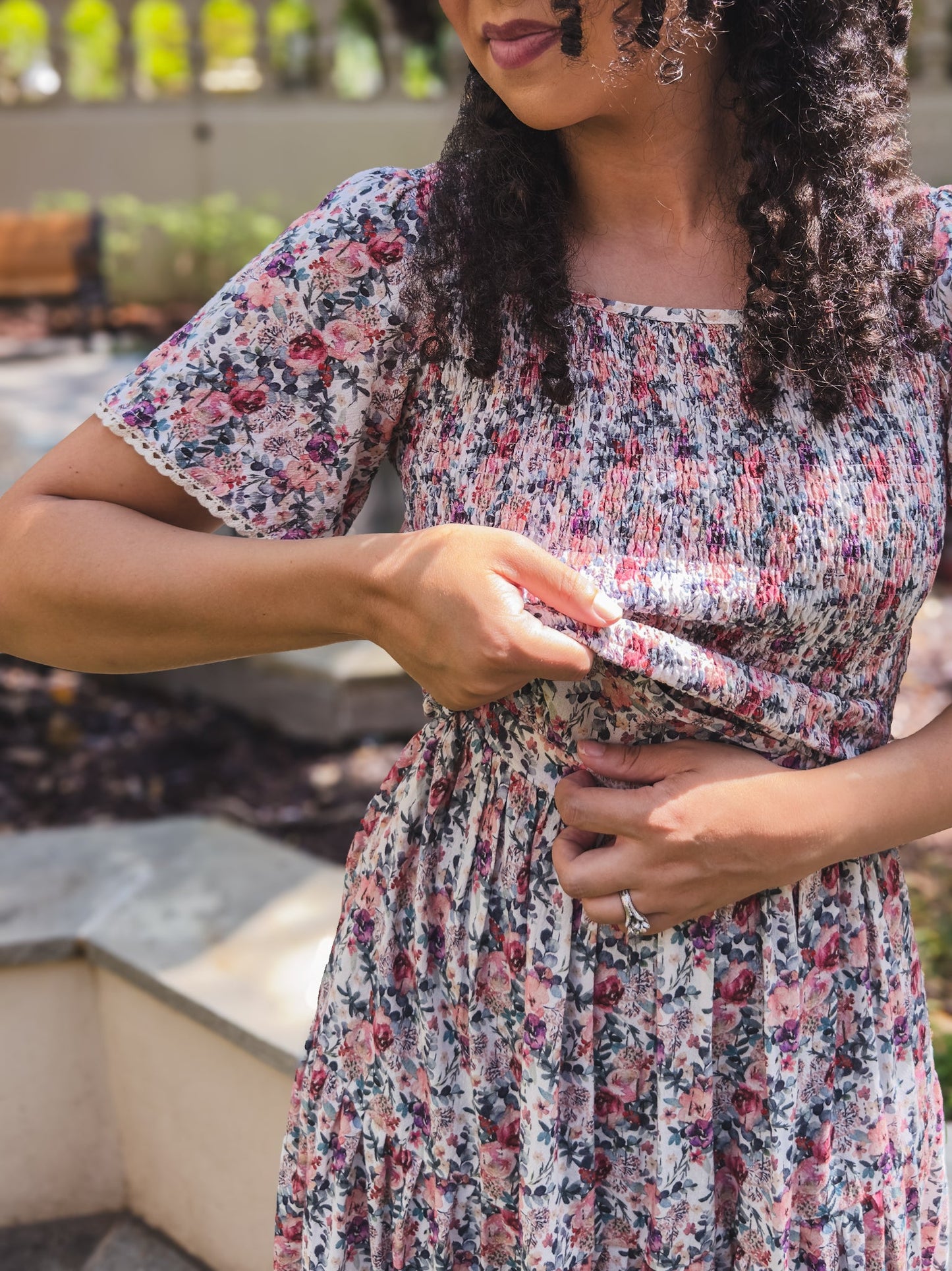 Watercolor Garden ~ Nightingale Dress