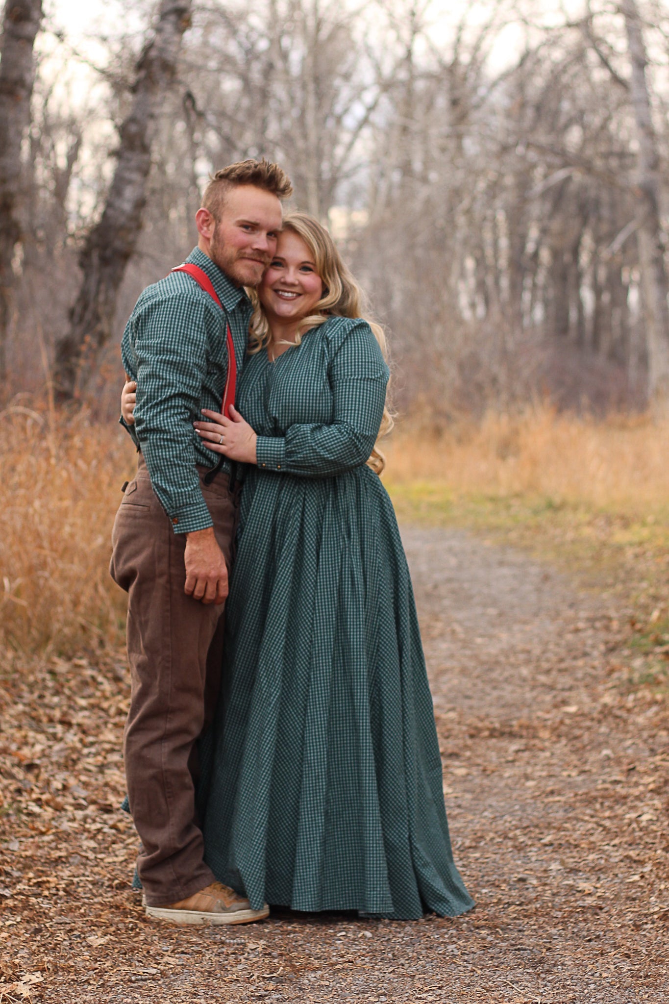 Spruce Gingham ~ Wildwood Maxi