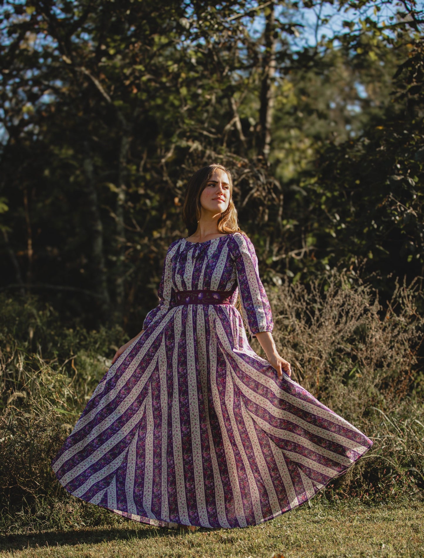 Antique Amethyst ~ Folklore Maxi
