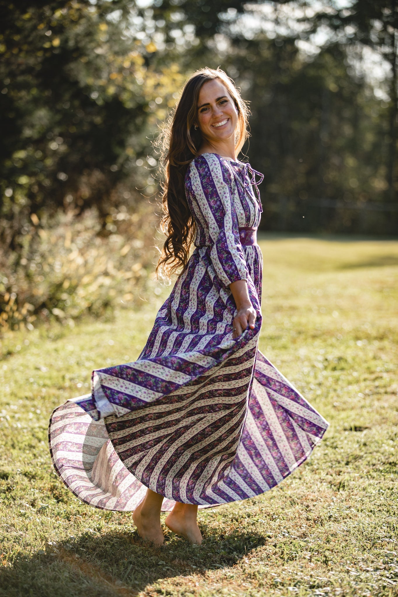 Antique Amethyst ~ Folklore Maxi