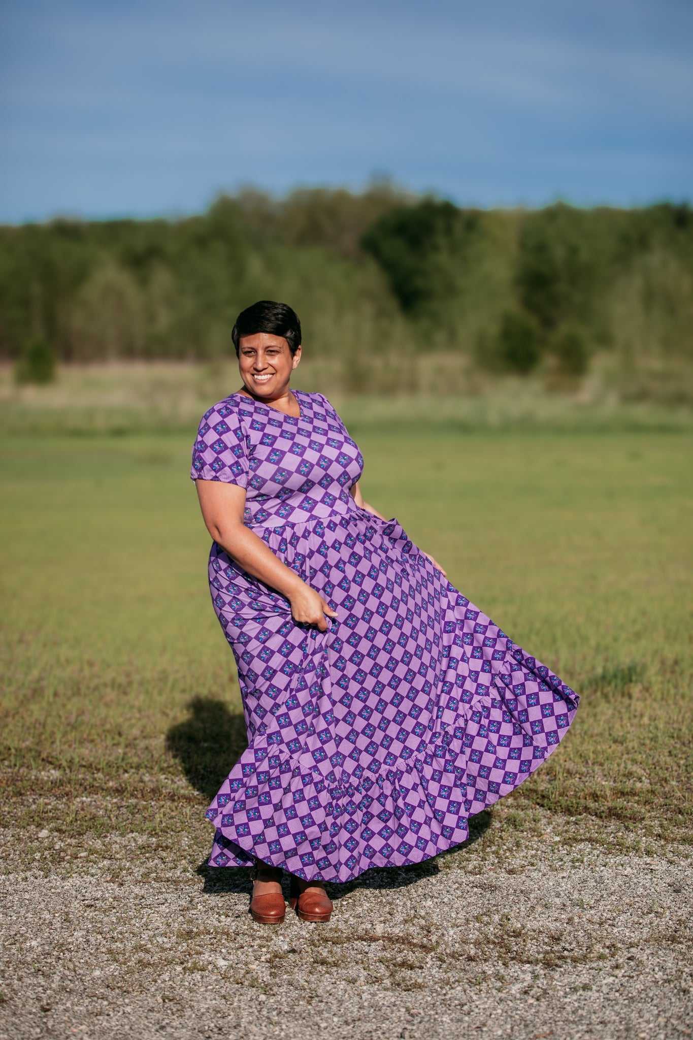 Mountain Laurel ~ Canterbury Patch Maxi
