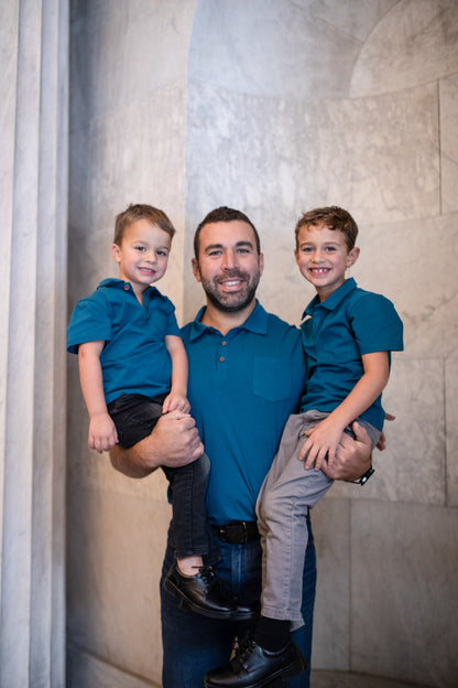 Timeless Teal ~ Men’s Perseverance Polo
