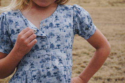 Bluebell Pastures ~ Mini Meadowcourt Dress