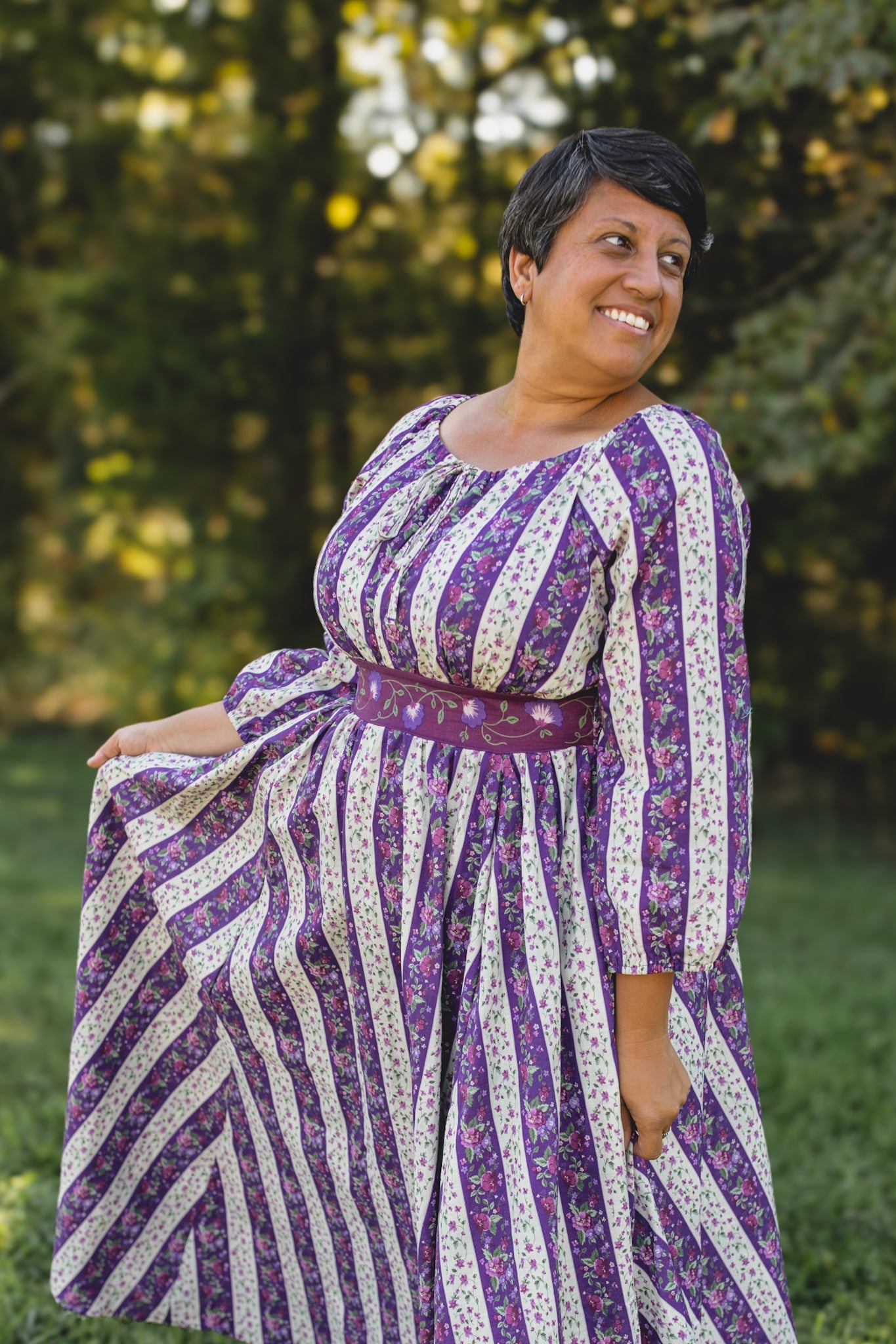 Antique Amethyst ~ Folklore Maxi