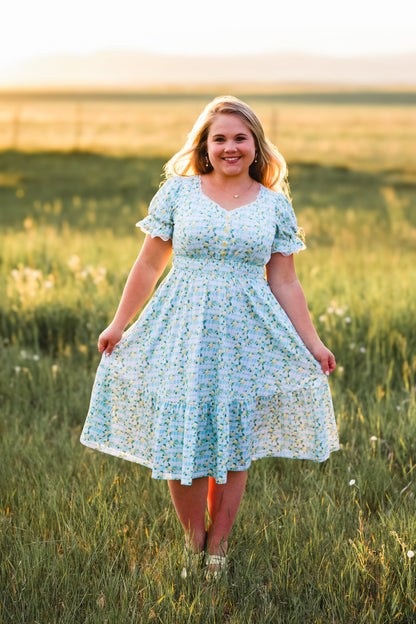 Little Lemon Gingham ~ Keepsake Midi