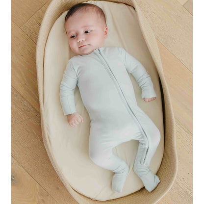 Convertible Zip-Up Footie Pajama - Air