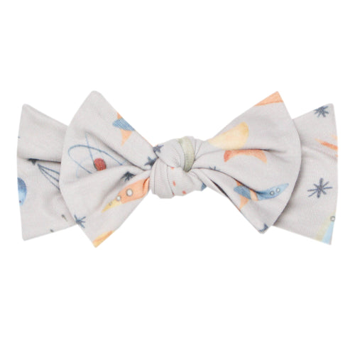 Knit Headband Bow - Cosmos