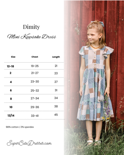 Dimity ~ Mini Keepsake Dress