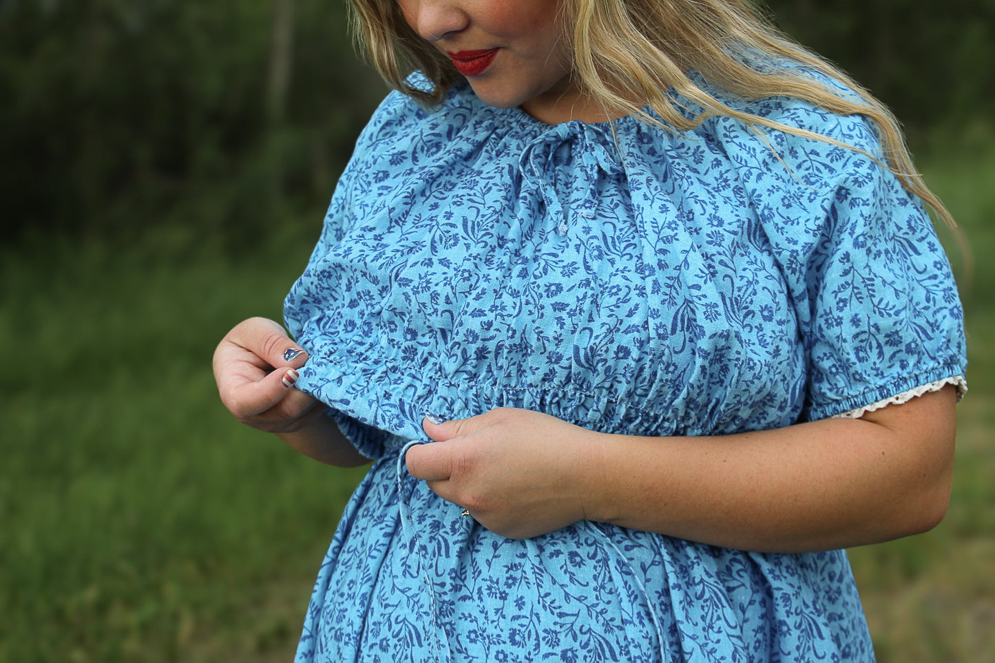 Scripted Azure ~ Abilene Dress